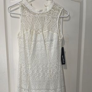 Sequin hearts lace dress